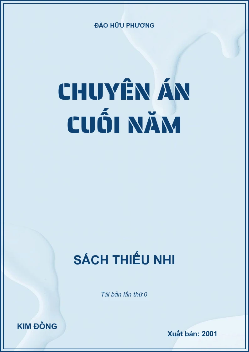 CHUYÊN ÁN CUỐI NĂM