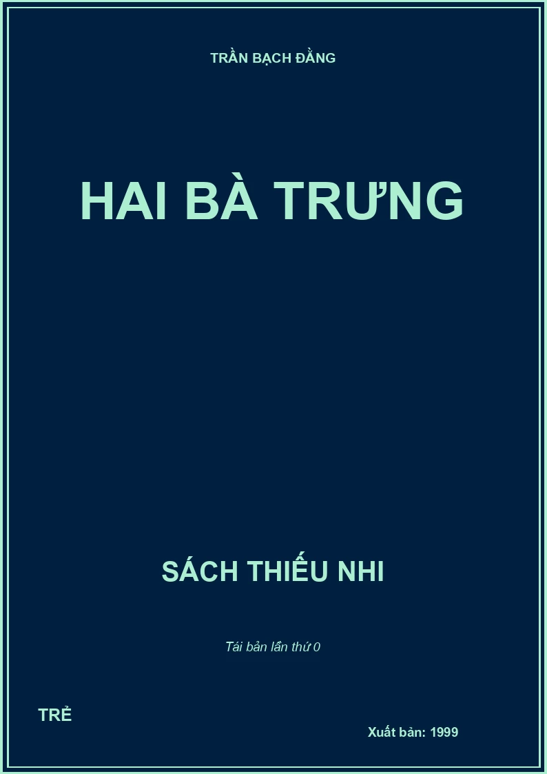 HAI BÀ TRƯNG