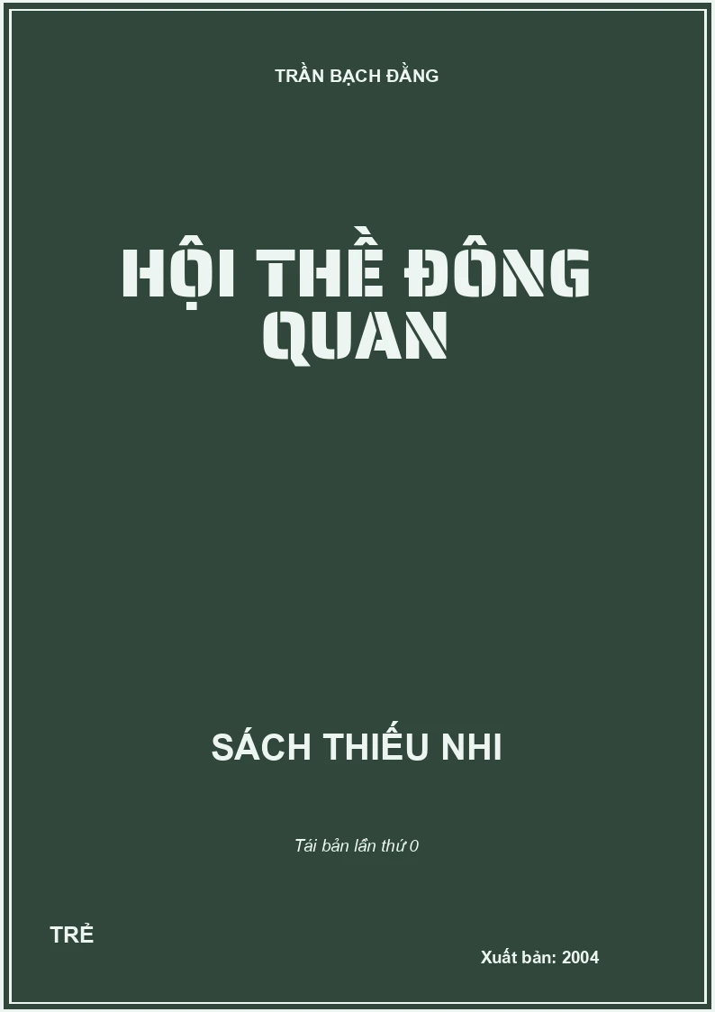 HỘI THỀ ĐÔNG QUAN