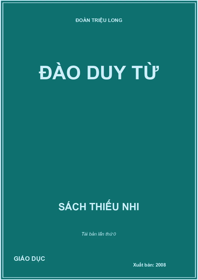 ĐÀO DUY TỪ
