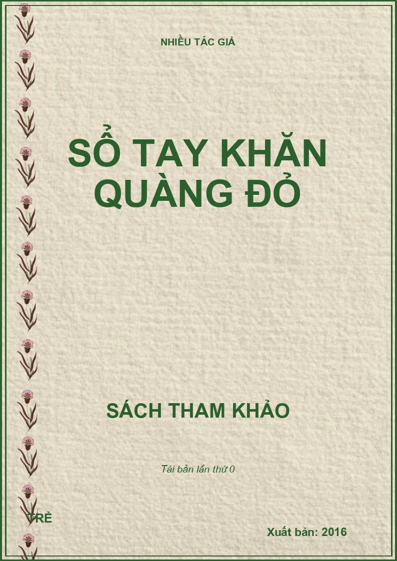 SỔ TAY KHĂN QUÀNG ĐỎ
