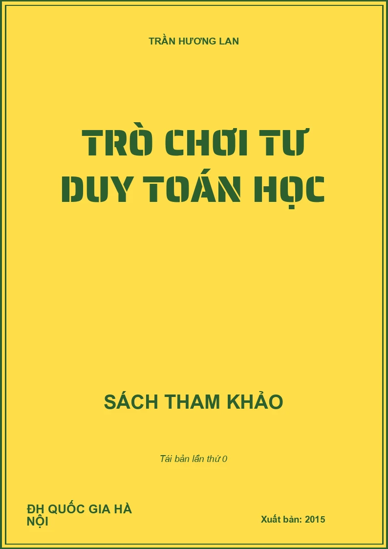 TRÒ CHƠI TƯ DUY TOÁN HỌC