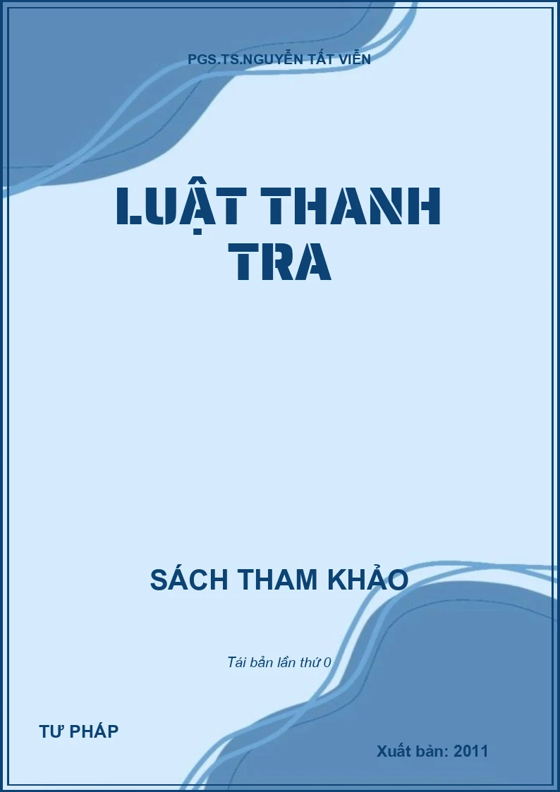 LUẬT THANH TRA