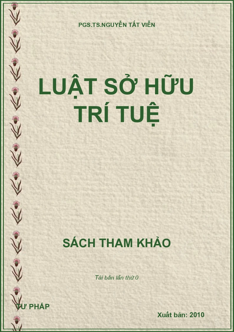 LUẬT SỞ HỮU TRÍ TUỆ