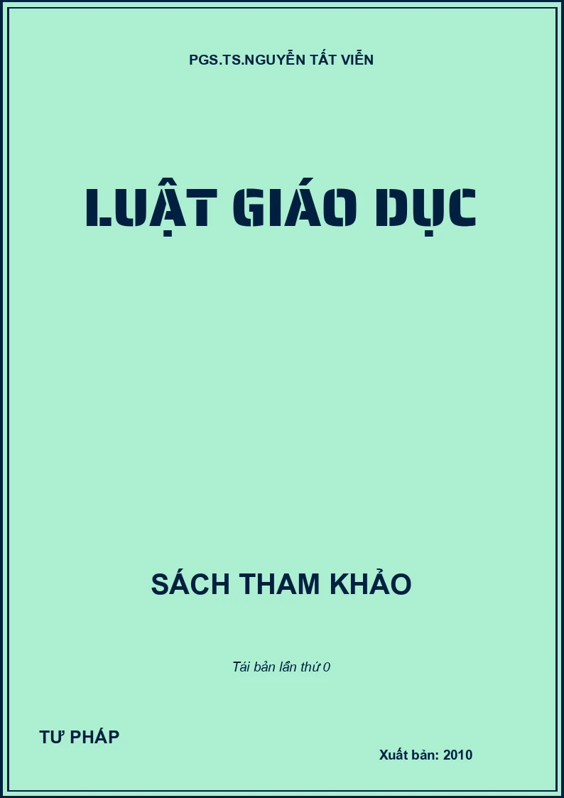 LUẬT GIÁO DỤC
