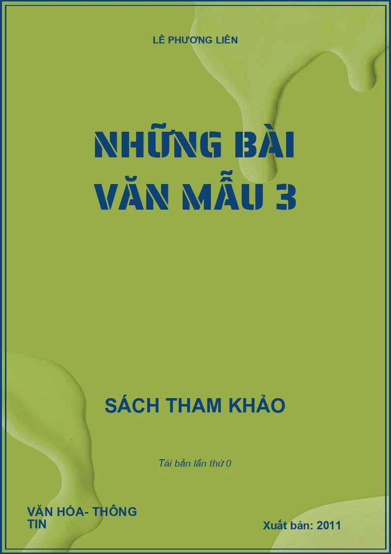 NHỮNG BÀI VĂN MẪU 3