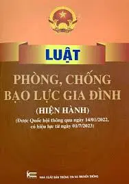 Luật Phòng, chống bạo lực gia đình (hiện hành) (được Quốc hội thông qua ngày 14-01-2022, có hiệu lực từ ngày 01-07-2023)