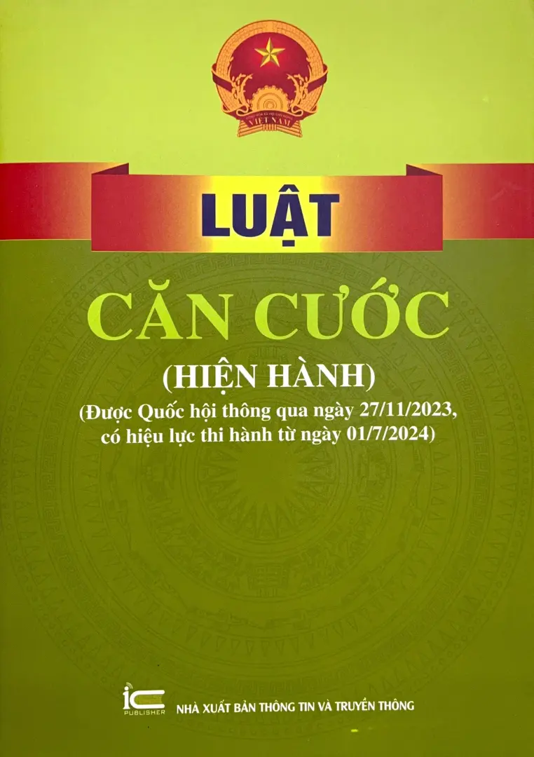 Luật căn cước (hiện hành): Được Quốc hội thông qua ngày 27/11/2023, có hiệu lực thi hành ngày 01/07/2024