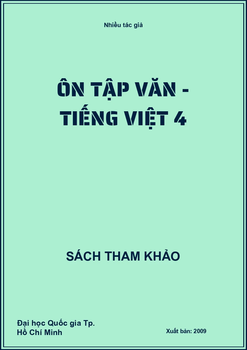 Ôn tập văn - tiếng Việt 4