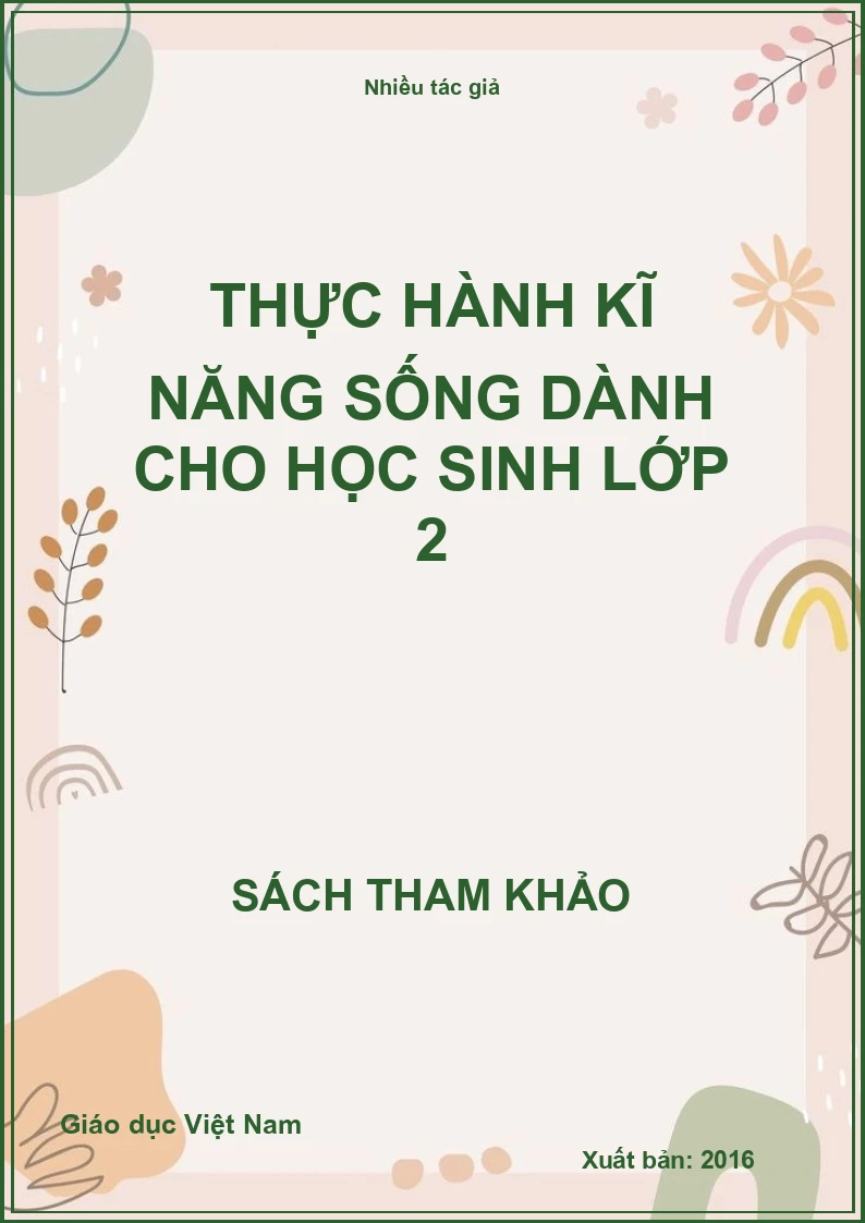 Thực hành kĩ năng sống dành cho học sinh lớp 2