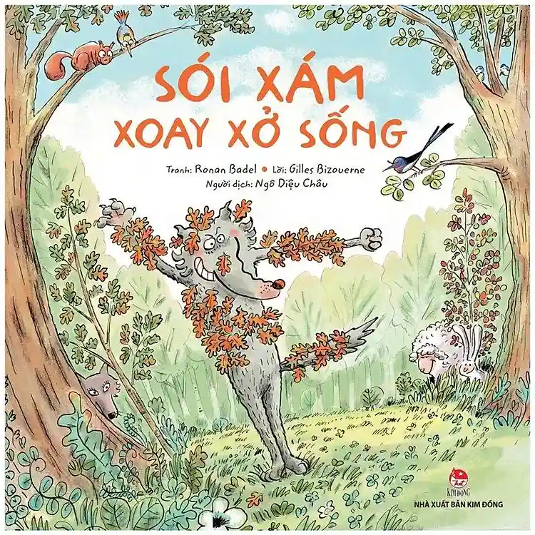 Sói Xám xoay xở sống: Truyện tranh : Dành cho lứa tuổi thiếu nhi