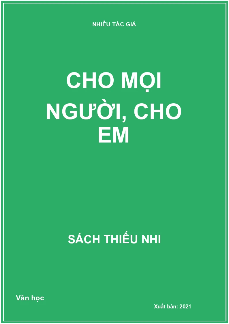 Cho mọi người, cho em
