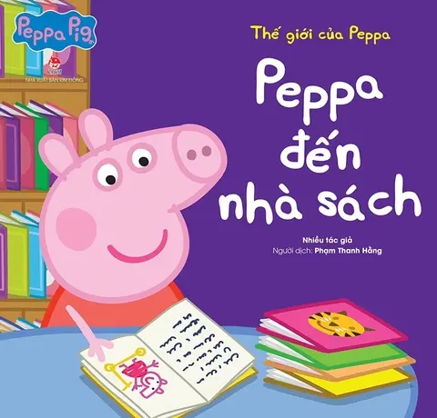 Thế giới của Peppa - Peppa đến nhà sách: Truyện tranh : Dành cho lứa tuổi 2+.- (Peppa pig)