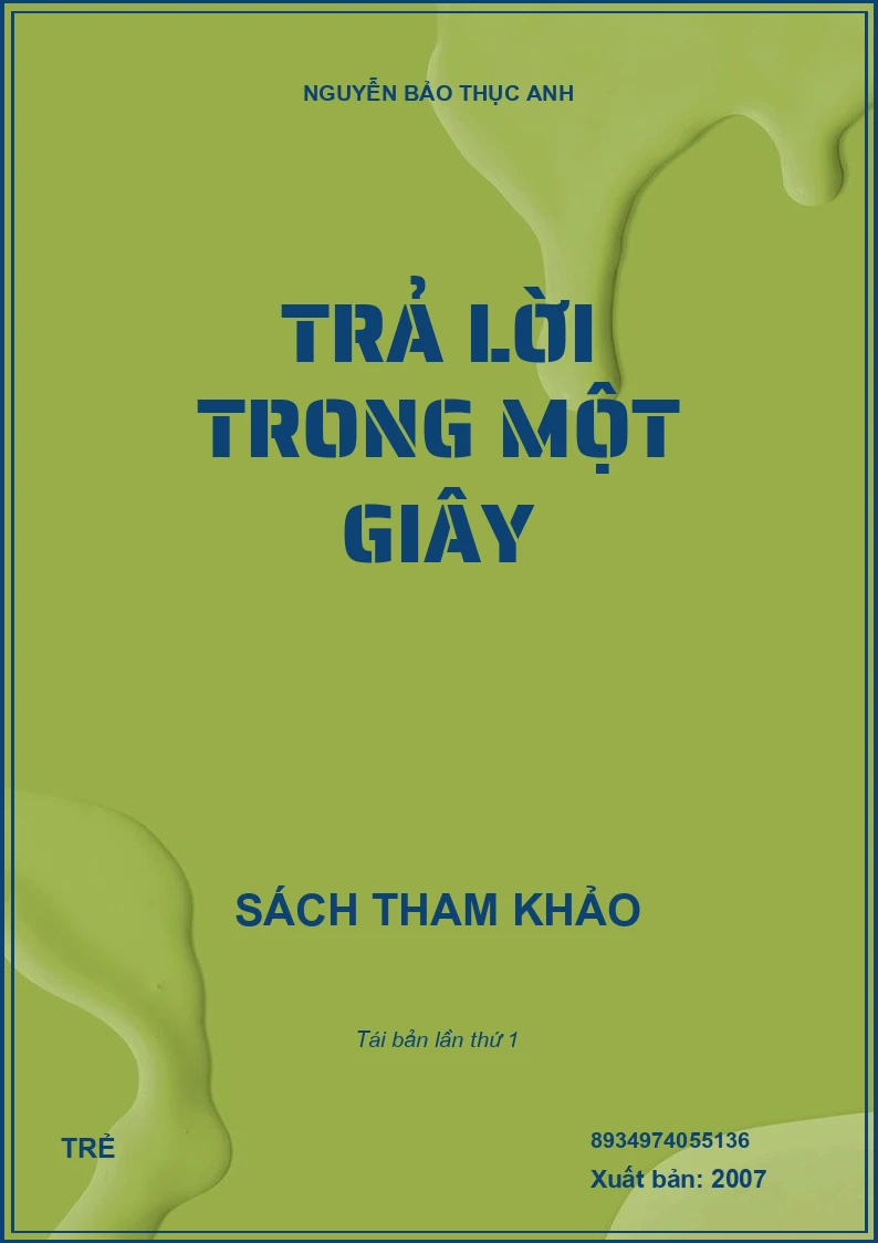 Trả lời trong một giây