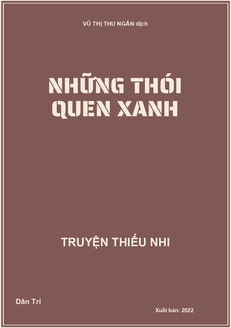 Những thói quen xanh