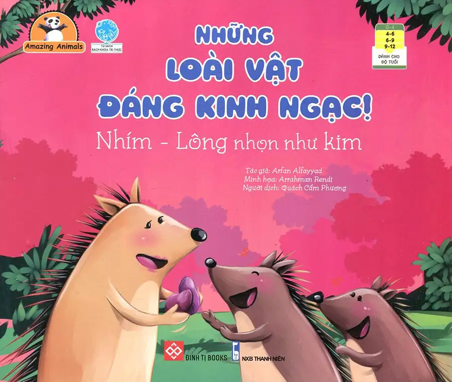 Amazing animals - Những loài vật đáng kinh ngạc! - Nhím - Lông nhọn như kim (BS)