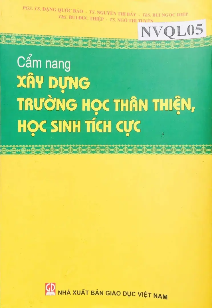 Cẩm nang xây dựng trường học thân thiện, học sinh tích cực
