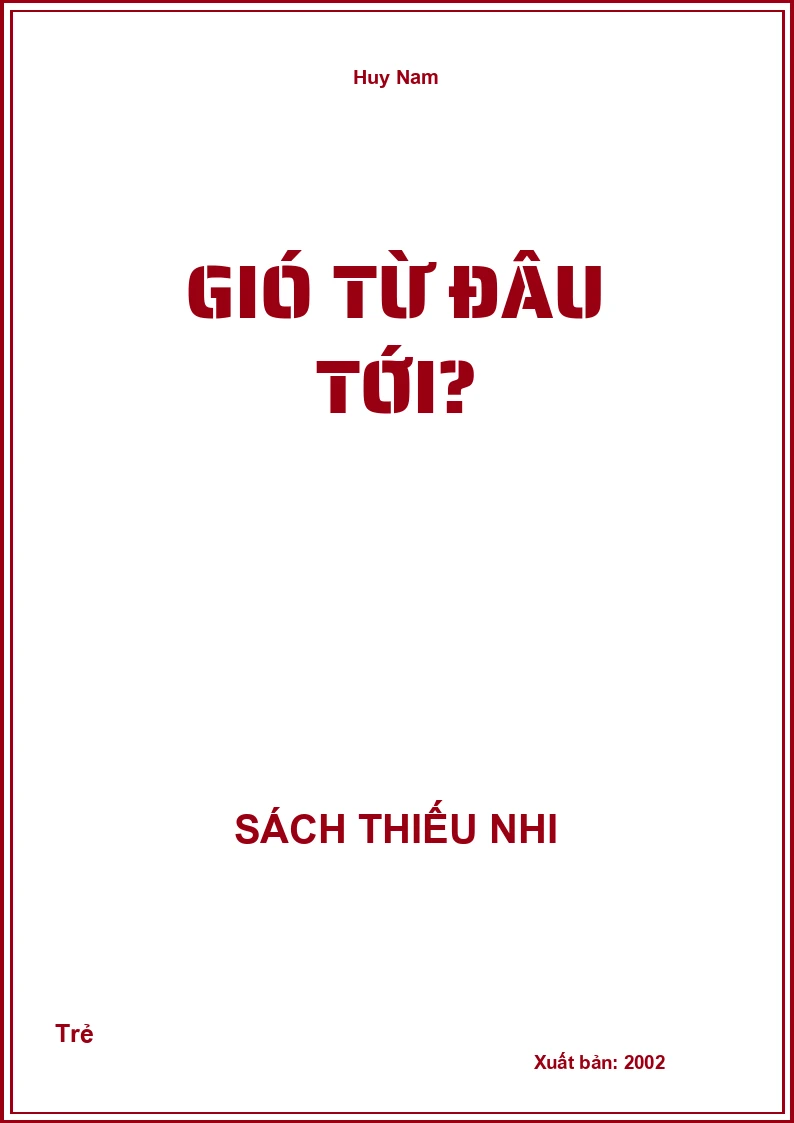 Gió từ đâu tới?