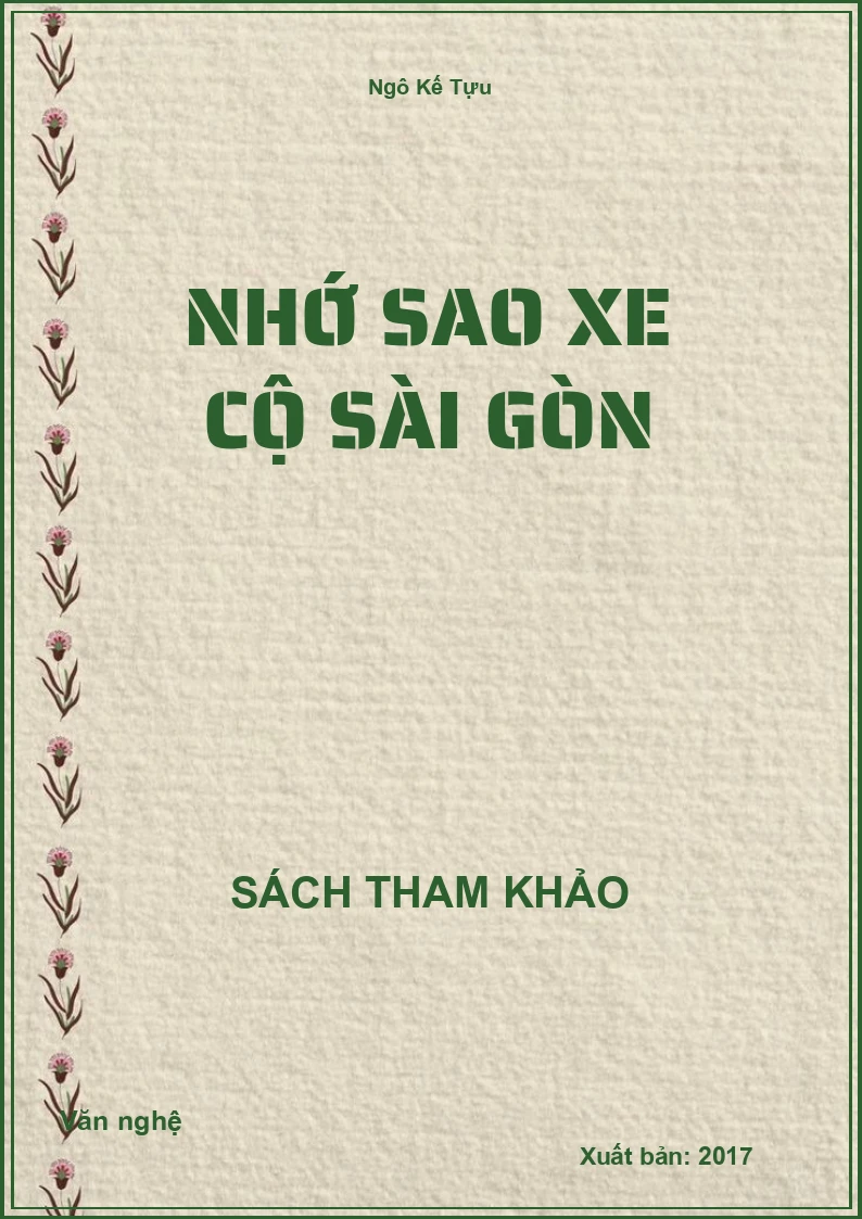 Nhớ sao xe cộ Sài Gòn