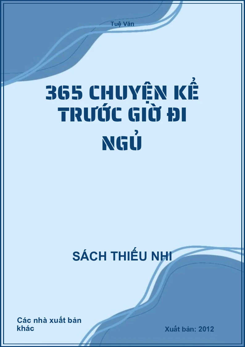 365 chuyện kể trước giờ đi ngủ