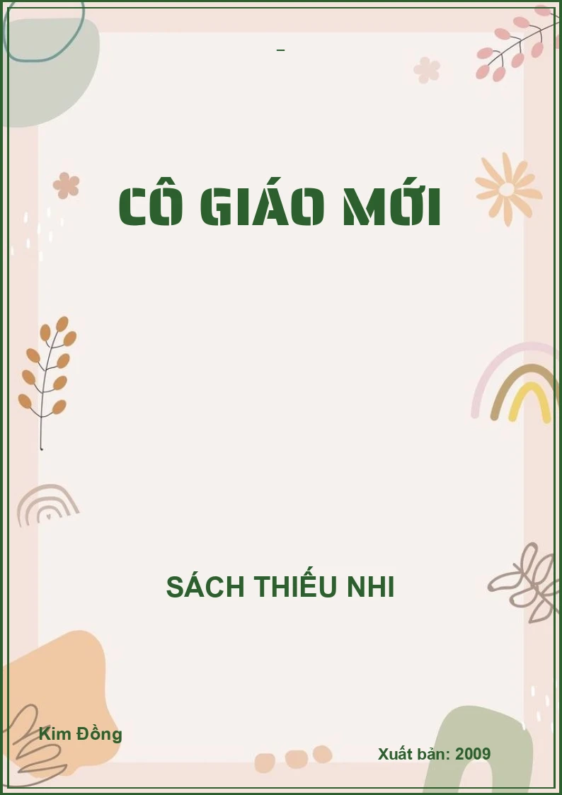 Cô giáo mới