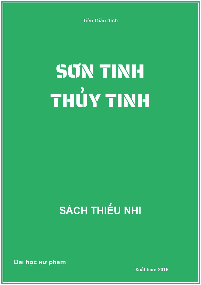 Sơn Tinh Thủy Tinh