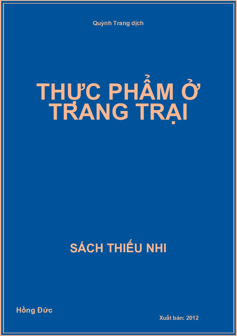 Thực phẩm ở trang trại