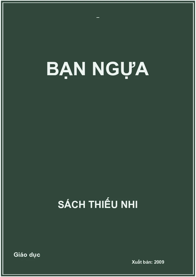 Bạn ngựa