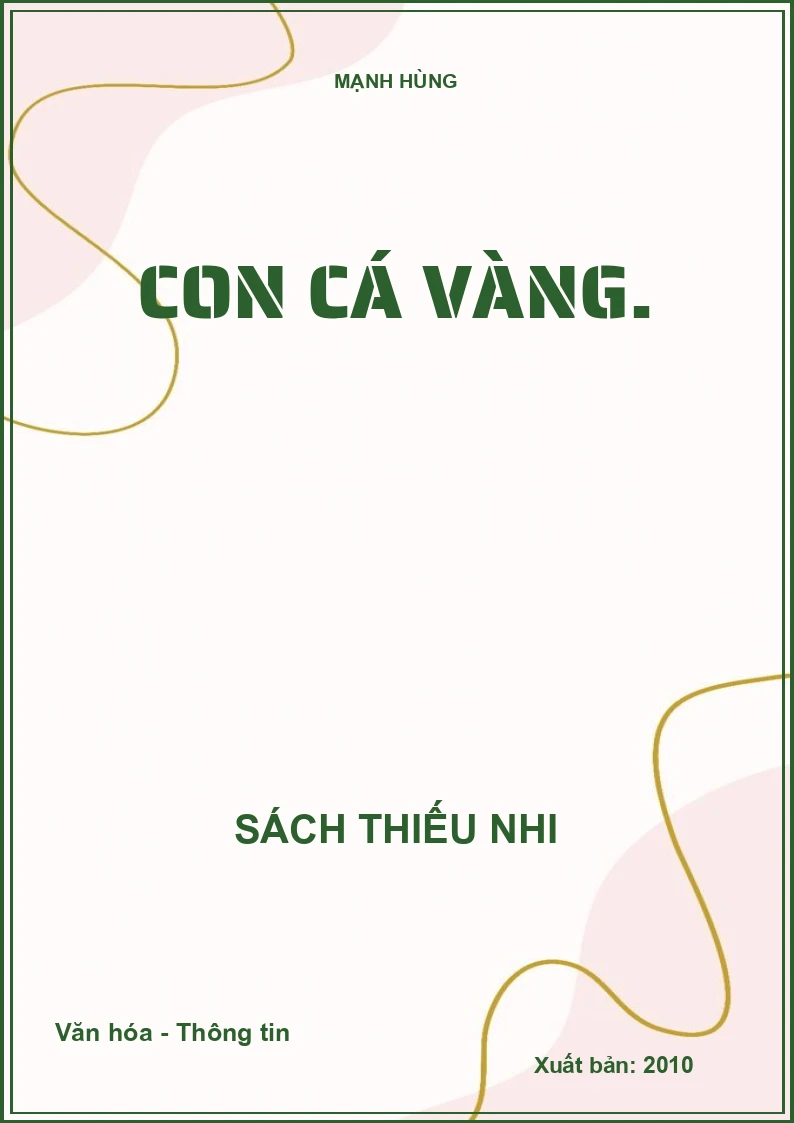 Con cá vàng.