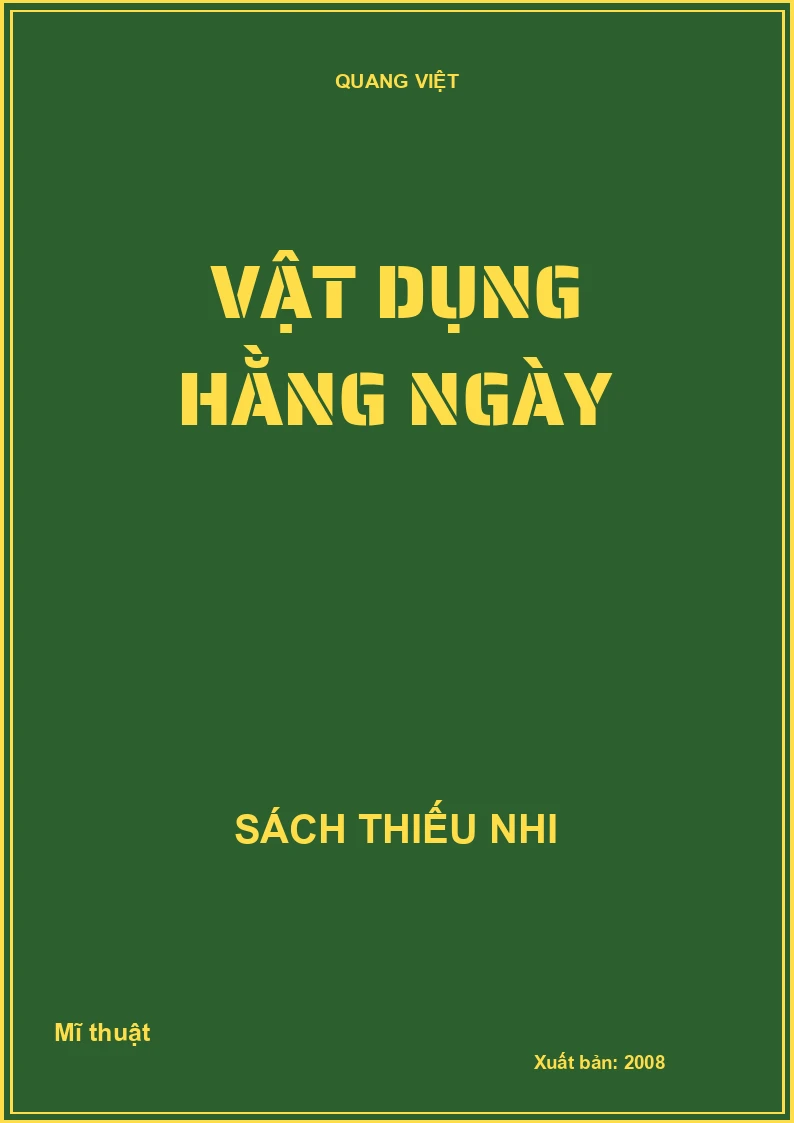 Vật dụng hằng ngày