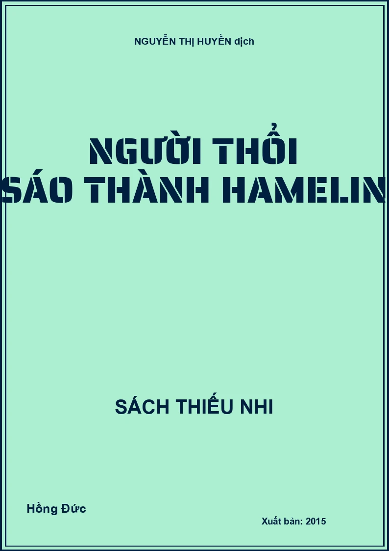 Người thổi sáo thành Hamelin