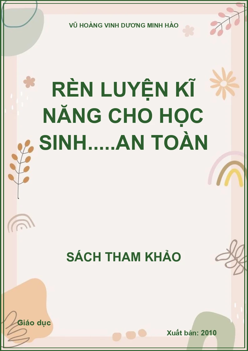 Rèn luyện kĩ năng sống cho học sinh: Thường thức an toàn