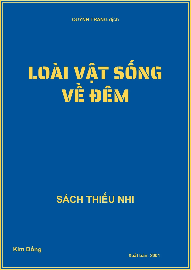 Loài vật sống về đêm