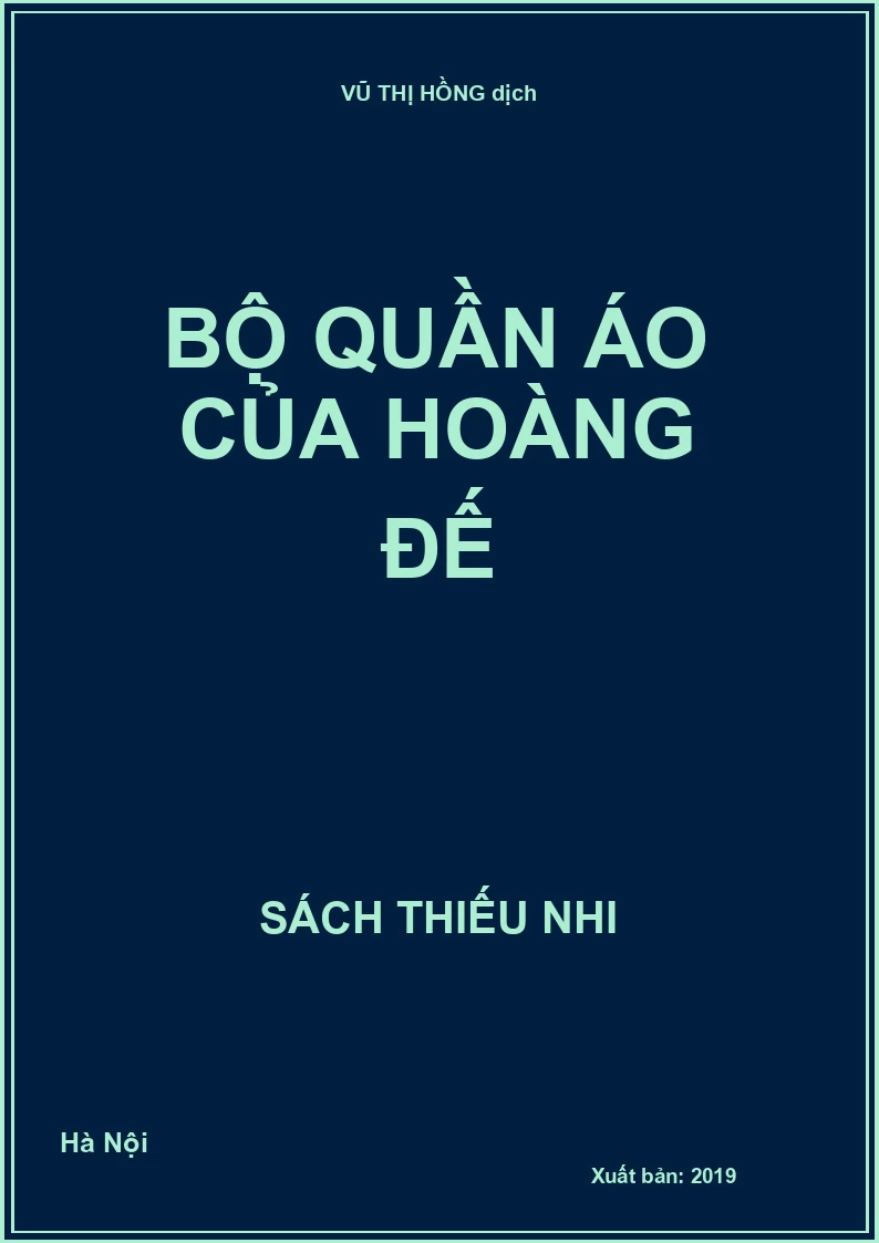 Bộ quần áo của Hoàng đế