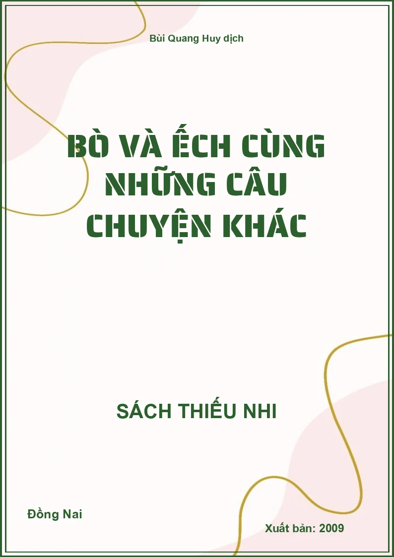 Bò và ếch cùng những câu chuyện khác