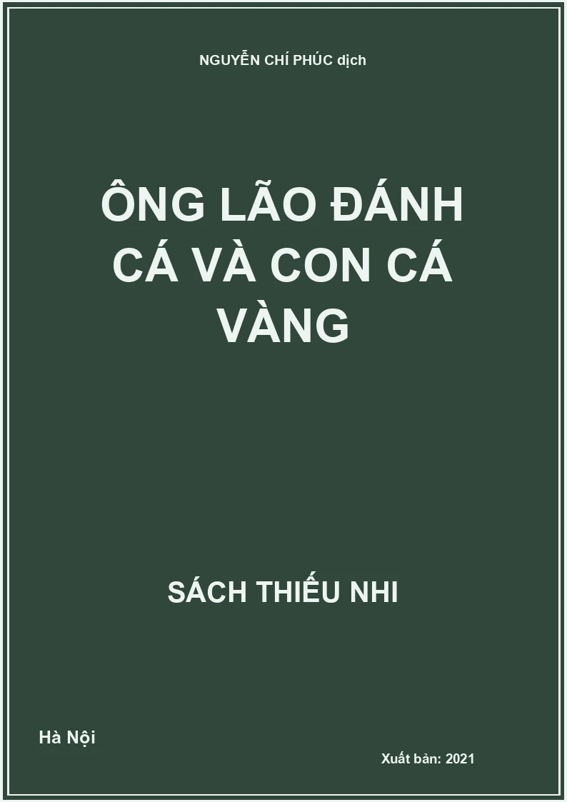 Ông lão đánh cá và con cá vàng