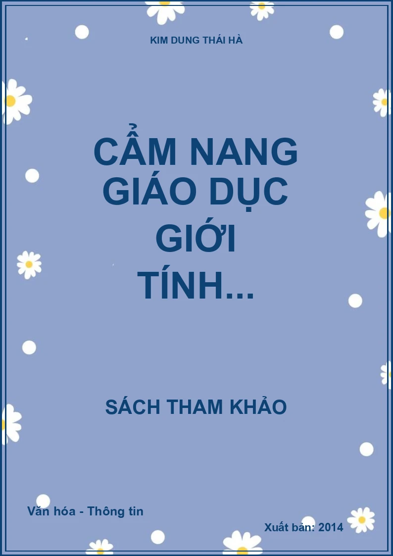 Cẩm nang giáo dục giới tính...