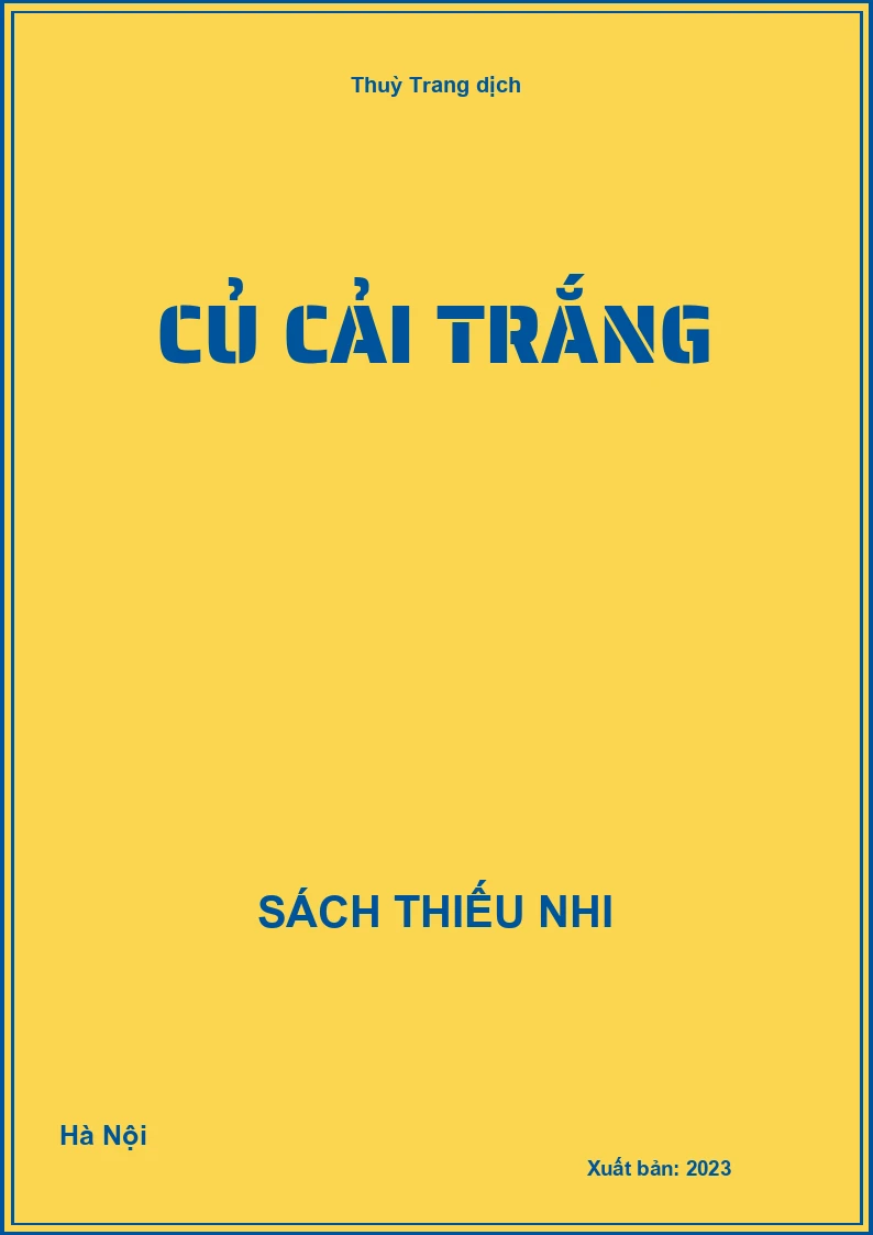 Củ cải trắng