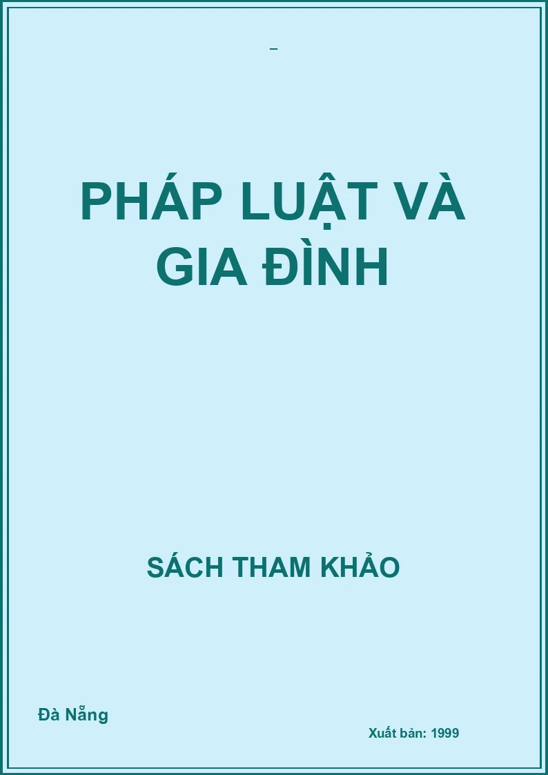 Pháp luật và gia đình