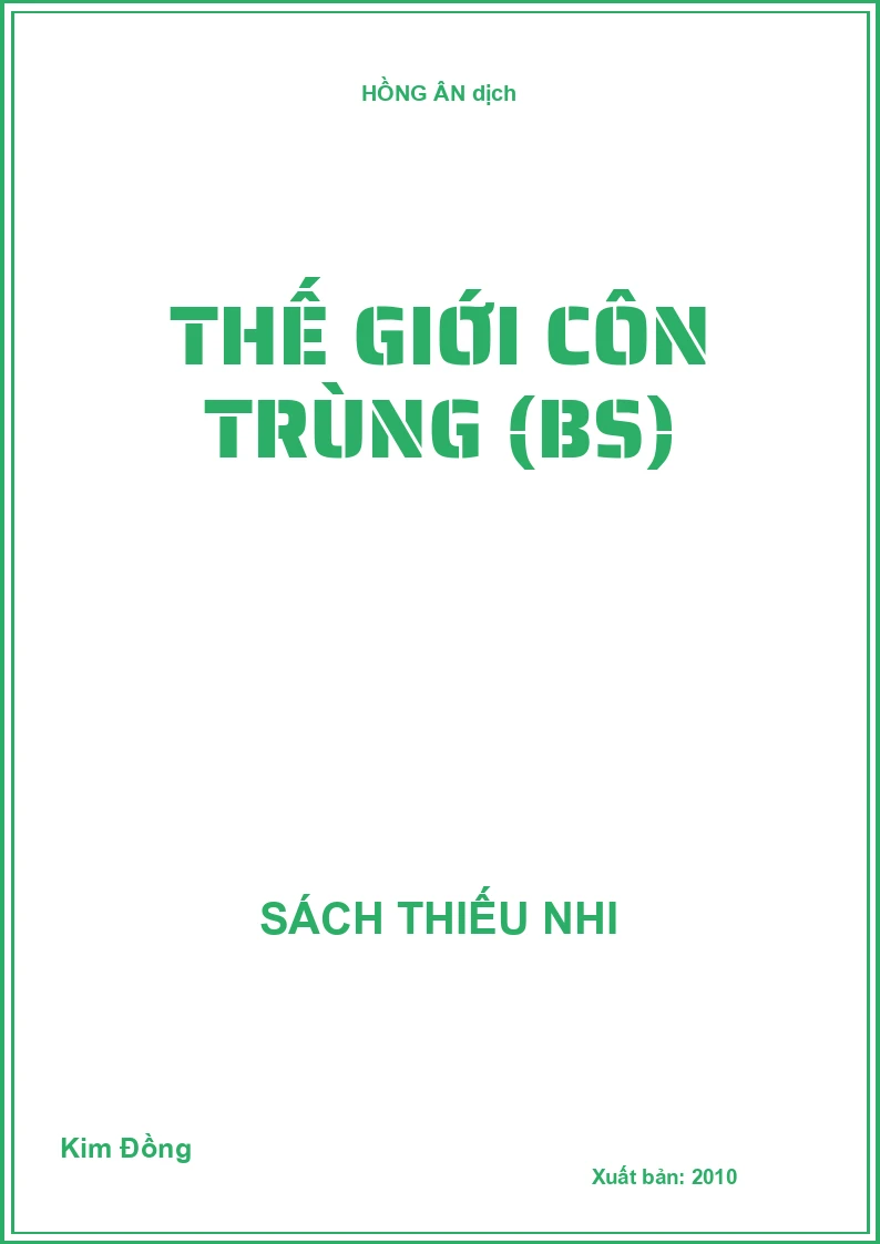 Thế giới côn trùng (BS)