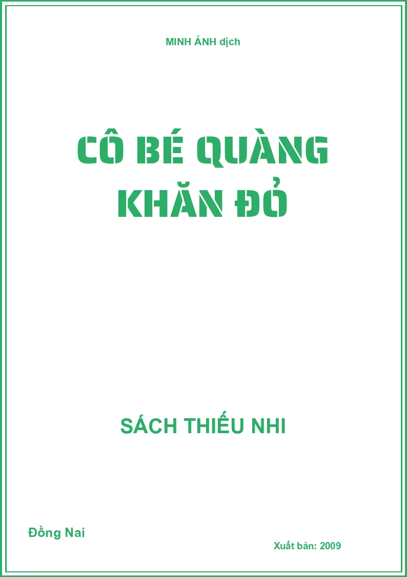 Cô bé quàng khăn đỏ