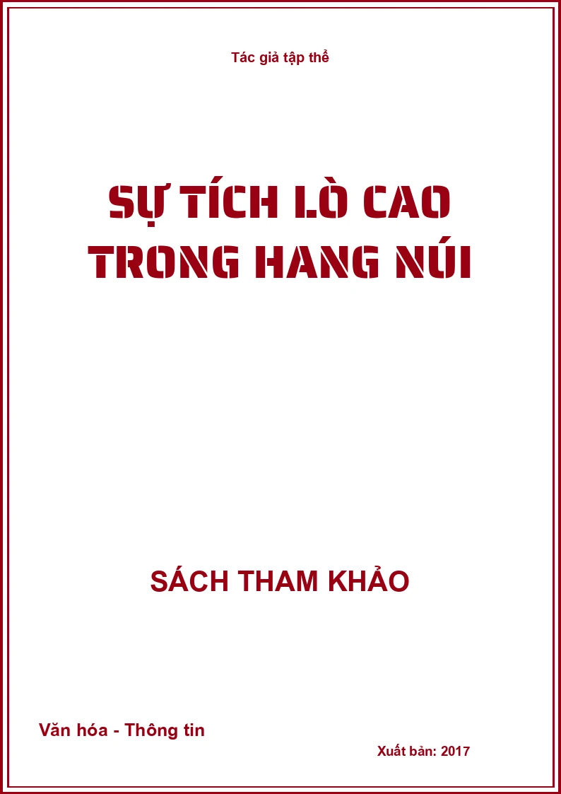 Sự tích Lò Cao trong hang Núi