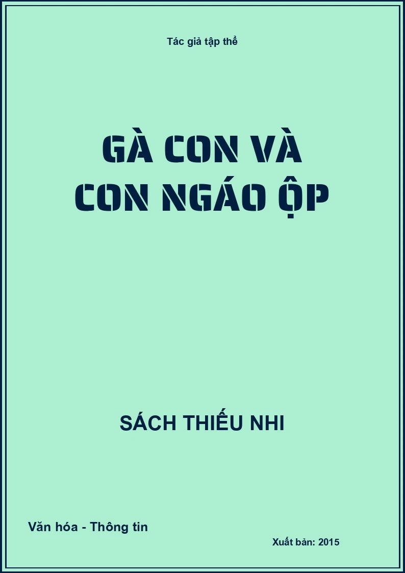 Gà con và con ngáo ộp