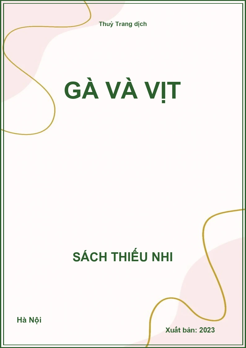 Gà và vịt