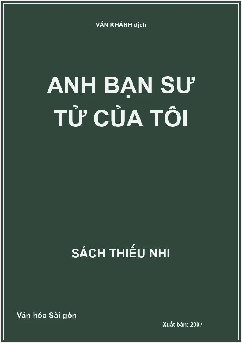 Anh bạn sư tử của tôi