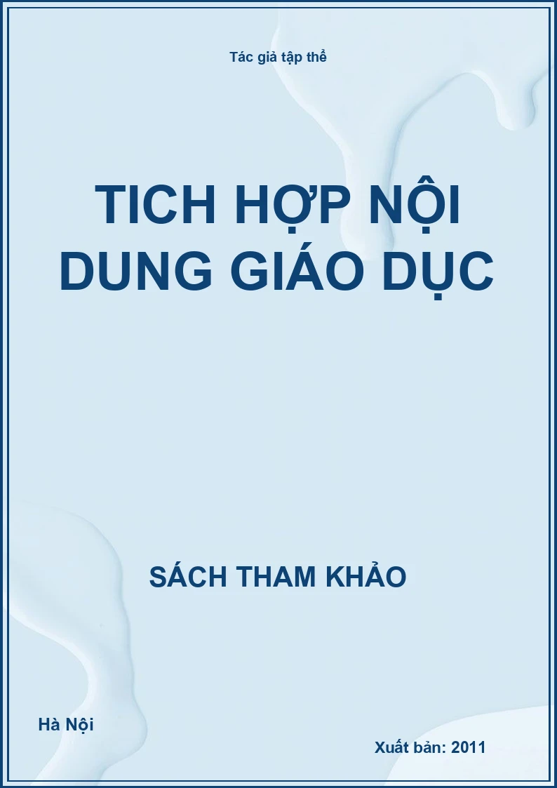 Tich hợp nội dung giáo dục