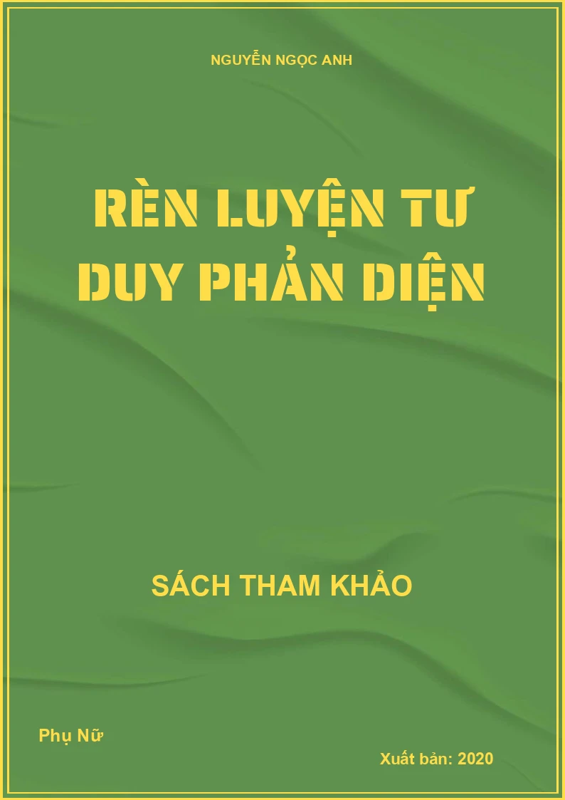 Rèn luyện tư duy phản diện