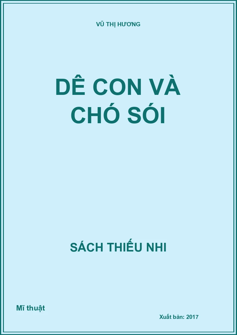Dê con và chó sói