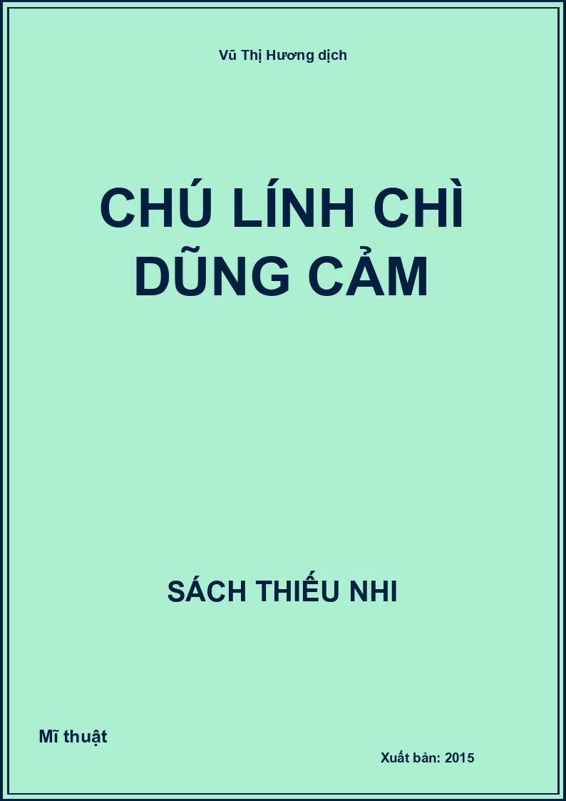 Chú lính chì dũng cảm