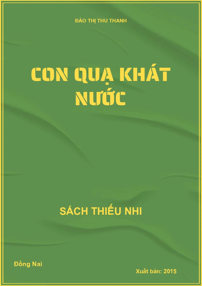 Con quạ khát nước